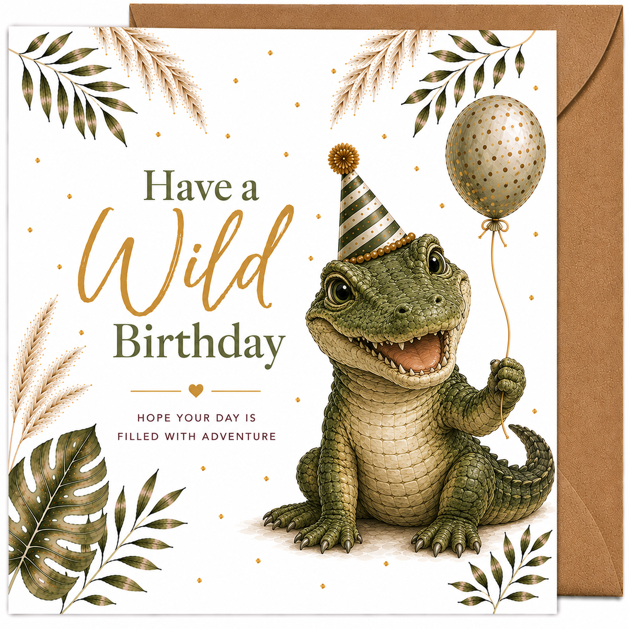 Wild Birthday Crocodile