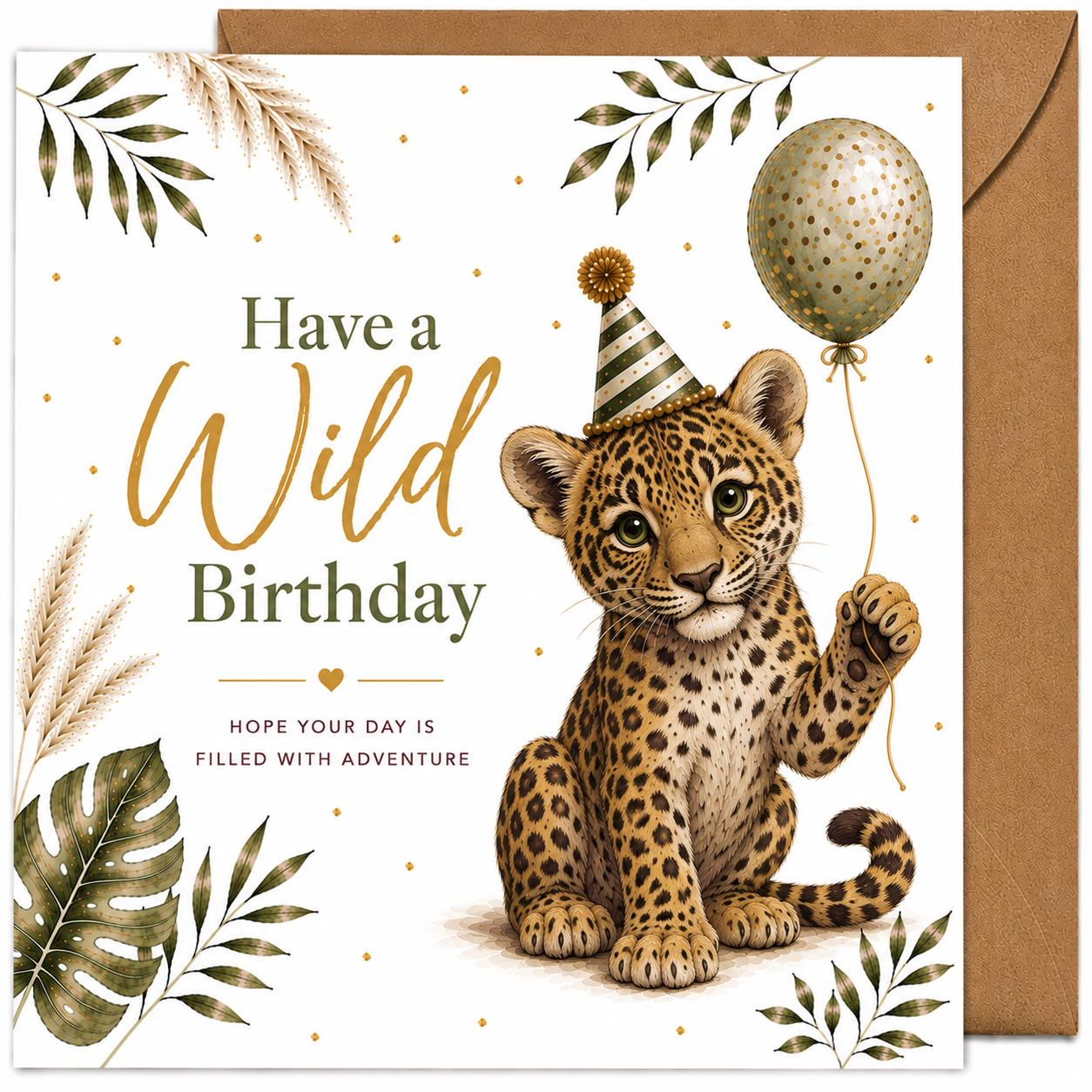 Wild Birthday Leopard Cub