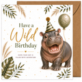 Wild Birthday Hippopotamus
