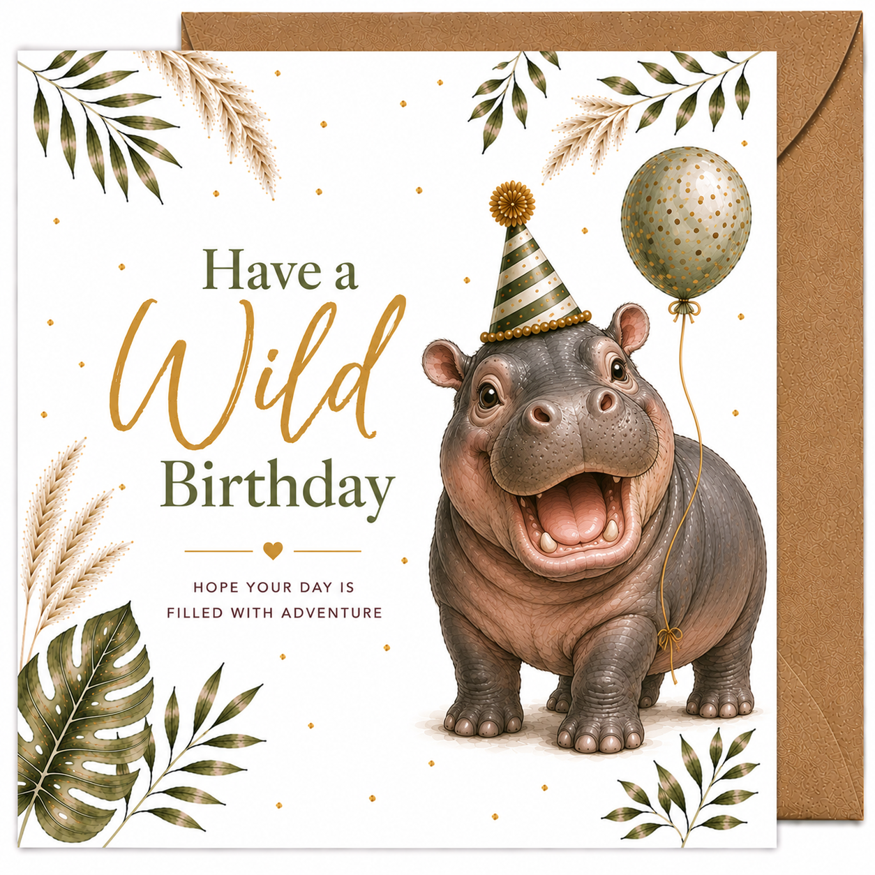 Wild Birthday Hippopotamus