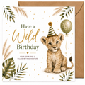 Wild Birthday Lion Cub