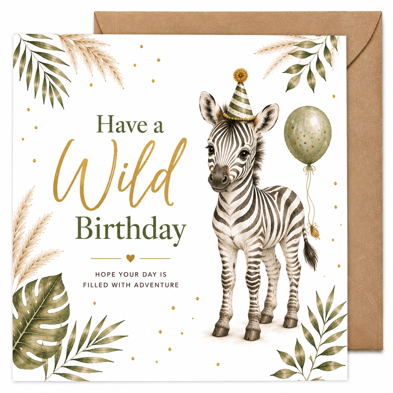Wild Birthday Zebra