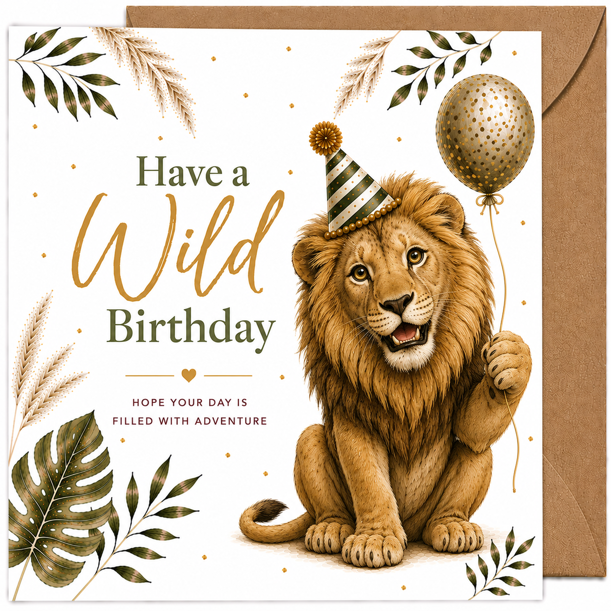 Wild Birthday Lion