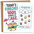 Today's Forecast: 100% Chance of Cake