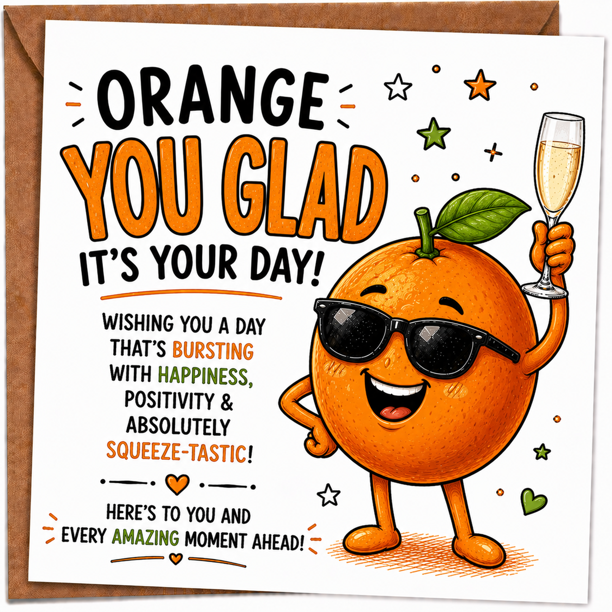 Orange You Glad It's Your Birthday?